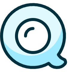 Qik Logo Icon from Ultimate Duotone Set