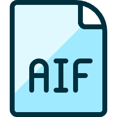 Audio File Aif Icon from Ultimate Duotone Set