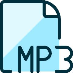 Audio File Mp3 1 Icon from Ultimate Duotone Set