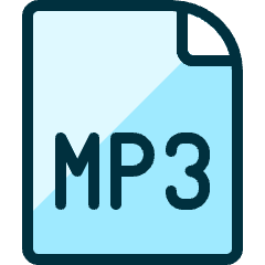 Audio File Mp3 Icon from Ultimate Duotone Set