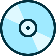 Cd Playing Icon from Ultimate Duotone Set