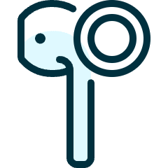 Earpods Double Tap 1 Icon from Ultimate Duotone Set