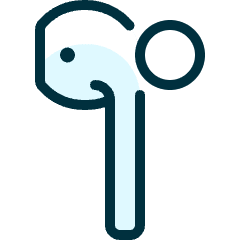 Earpods Tap 1 Icon from Ultimate Duotone Set