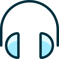 Headphones Icon from Ultimate Duotone Set