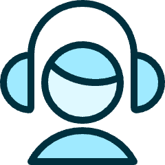 Headphones Man Icon from Ultimate Duotone Set