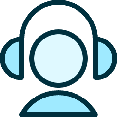 Headphones Person Icon from Ultimate Duotone Set