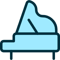 Instrument Classical Piano Icon from Ultimate Duotone Set