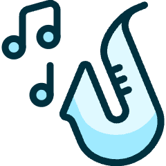 Instrument Saxophone Play Icon from Ultimate Duotone Set