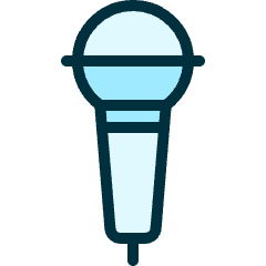 Microphone Karaoke 1 Icon from Ultimate Duotone Set