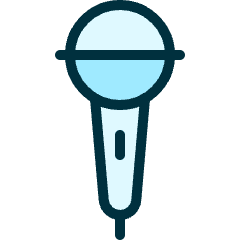 Microphone Karaoke Icon from Ultimate Duotone Set
