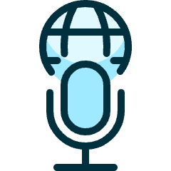 Microphone Podcast International Icon from Ultimate Duotone Set