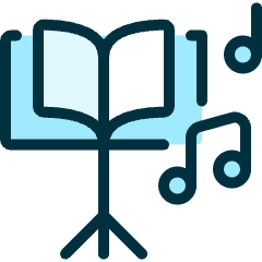 Music Book Note Icon from Ultimate Duotone Set