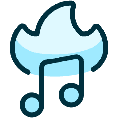 Music Genre Burn Icon from Ultimate Duotone Set