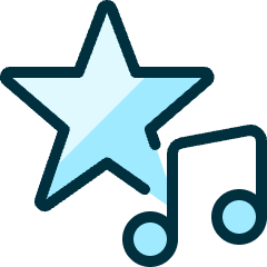 Music Genre Star Icon from Ultimate Duotone Set