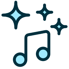 Music Genre Stars Icon from Ultimate Duotone Set