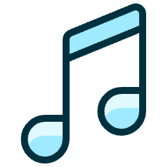 Music Note 2 Icon from Ultimate Duotone Set