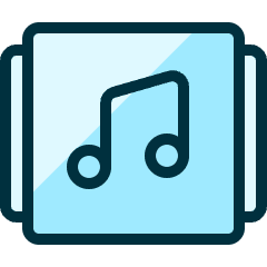 Playlist Icon from Ultimate Duotone Set
