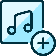 Playlist Add Icon from Ultimate Duotone Set
