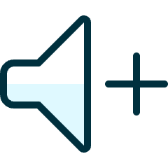 Volume Control Up Icon from Ultimate Duotone Set