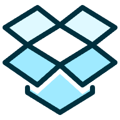 Dropbox Logo Icon from Ultimate Duotone Set