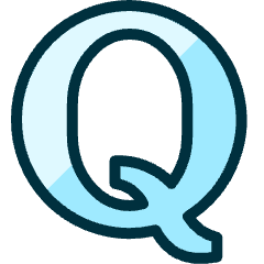 Quora Logo Icon from Ultimate Duotone Set