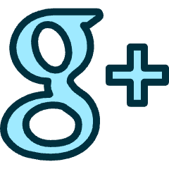 Google Plus Logo Icon from Ultimate Duotone Set