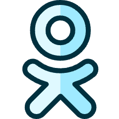 Odnoklassniki Logo Icon from Ultimate Duotone Set