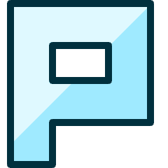 Plurk Logo Icon from Ultimate Duotone Set