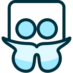 Slide Share Logo Icon from Ultimate Duotone Set
