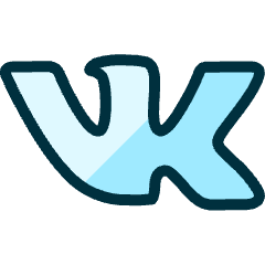 Vk Logo Icon from Ultimate Duotone Set
