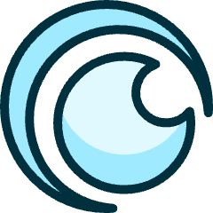 Crunchyroll Logo Icon from Ultimate Duotone Set