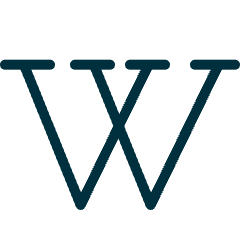 Wikipedia Logo Icon from Ultimate Duotone Set