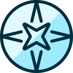 Compass 2 Icon from Ultimate Duotone Set