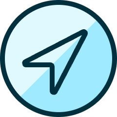 Compass Direction Icon from Ultimate Duotone Set