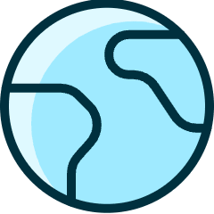 Earth 1 Icon from Ultimate Duotone Set