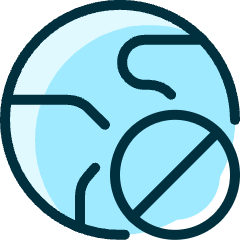 Earth Block Icon from Ultimate Duotone Set