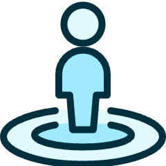 Location User Icon from Ultimate Duotone Set