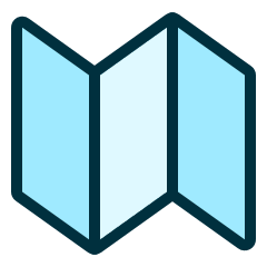 Maps Icon from Ultimate Duotone Set