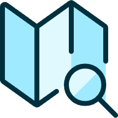 Maps Search Icon from Ultimate Duotone Set