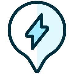 Style One Pin Bolt Icon from Ultimate Duotone Set