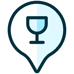 Style One Pin Drink Icon from Ultimate Duotone Set