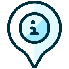 Style One Pin Information Icon from Ultimate Duotone Set