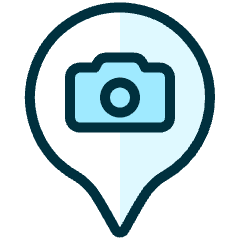 Style One Pin Photography Icon from Ultimate Duotone Set