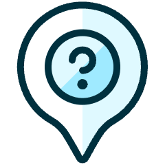 Style One Pin Question Icon from Ultimate Duotone Set