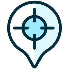 Style One Pin Target Icon from Ultimate Duotone Set