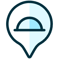 Style One Pin Tunnel Icon from Ultimate Duotone Set