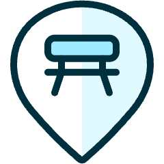Style Three Pin Bench 1 Icon from Ultimate Duotone Set