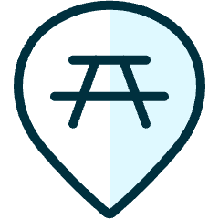 Style Three Pin Bench Icon from Ultimate Duotone Set
