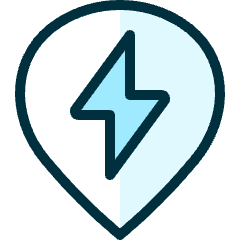 Style Three Pin Bolt Icon from Ultimate Duotone Set