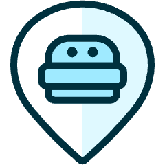 Style Three Pin Burger Icon from Ultimate Duotone Set